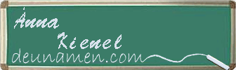 Änna Kienel Visitenkarte